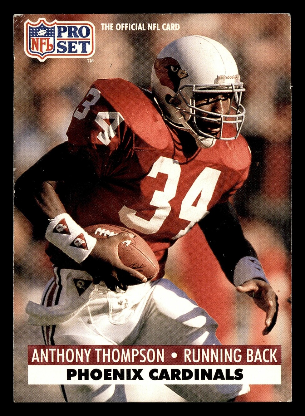 1991 Pro Set #268 Anthony Thompson Football Card Phoenix Cardinals